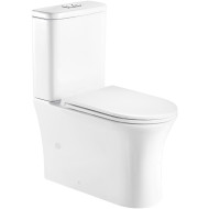 Унитаз компакт WeltWasser Telbach 001 GL-WT 10000003776 Белый глянец с бачком и сиденьем Микролифт