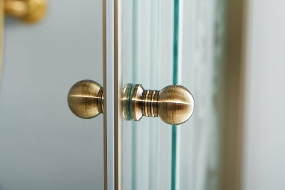 Душевой уголок Cezares Giubileo 140x90 GIUBILEO-AH-1-140/90-SCORREVOLE-C-Br профиль Бронза стекло прозрачное