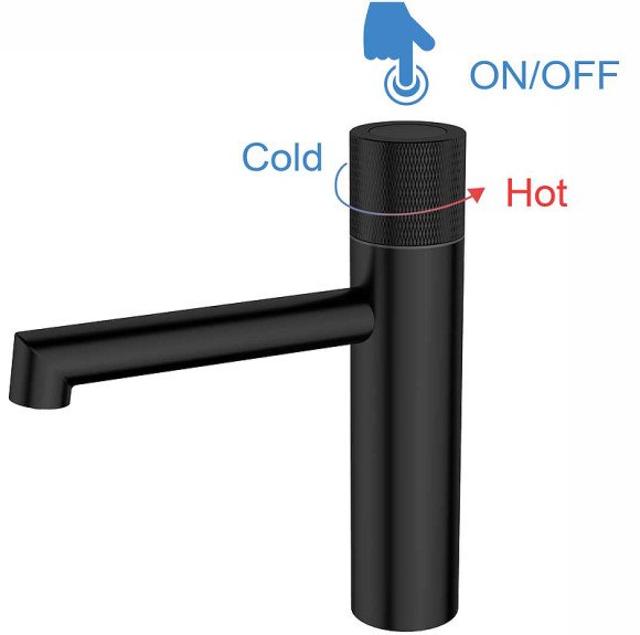 Смеситель для раковины Vincea Desire VBF-1D3BG Брашированное золото