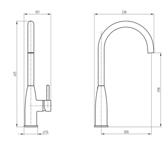 Смеситель для кухни Migliore Fortis 26089 Хром