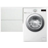 Тумба с раковиной Эстет Dallas Luxe 150 L ФР-00009685 подвесная Белая