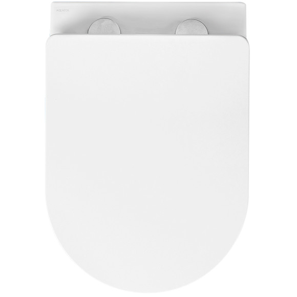 Комплект унитаза с инсталляцией Aquatek Set Aquatek Вега-009 4в1 с сиденьем Микролифт и Белой клавишей смыва