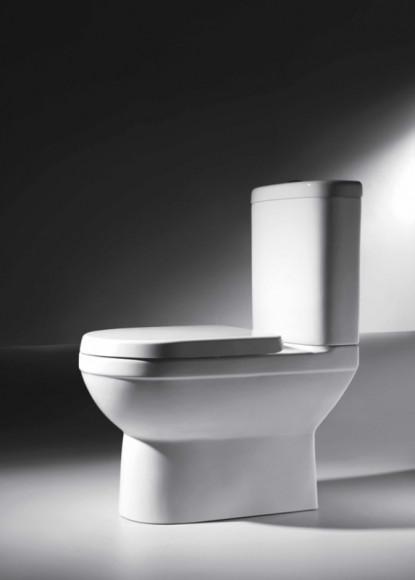 Унитаз компакт Bravat CX01014UW-P-RUS без бачка, с сиденьем Микролифт