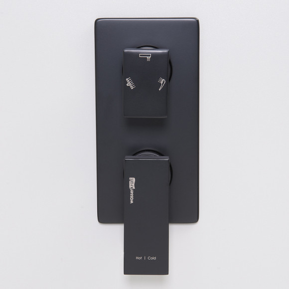 Душевая система WasserKRAFT A172071 Черная матовая Душевая система WasserKRAFT A172071 Черная матовая