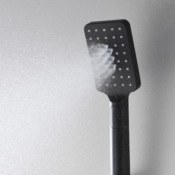 Душевая система WasserKRAFT A172071 Черная матовая Душевая система WasserKRAFT A172071 Черная матовая