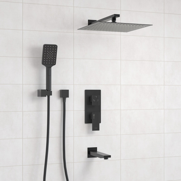 Душевая система WasserKRAFT A172071 Черная матовая Душевая система WasserKRAFT A172071 Черная матовая