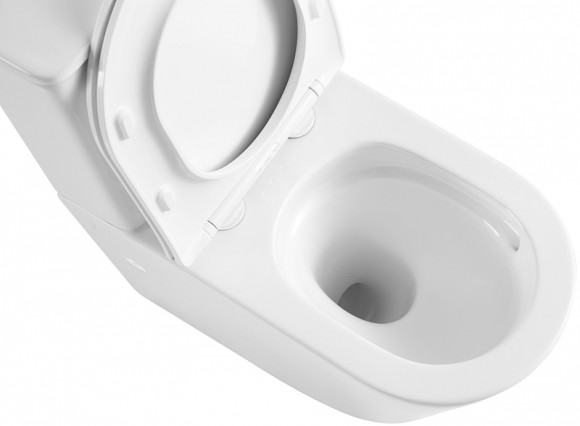 Унитаз компакт Abber Bequem AC1112TMW Белый матовый с бачком и сиденьем Микролифт Унитаз компакт Abber Bequem AC1112TMW Белый матовый с бачком и сиденьем Микролифт