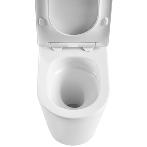 Унитаз компакт Abber Bequem AC1112TMW Белый матовый с бачком и сиденьем Микролифт Унитаз компакт Abber Bequem AC1112TMW Белый матовый с бачком и сиденьем Микролифт