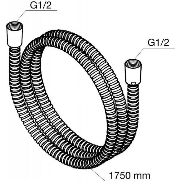 Душевой шланг AM.PM 175 F0400264 Хром Душевой шланг AM.PM 175 F0400264 Хром