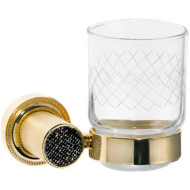 Стакан для зубных щеток Boheme Royal Cristal 10924-G-B Золото Стакан для зубных щеток Boheme Royal Cristal 10924-G-B Золото