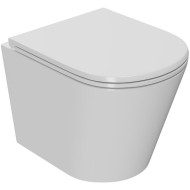 Унитаз Point Виктория PN41061 подвесной с сиденьем Микролифт Унитаз Point Виктория PN41061 подвесной с сиденьем Микролифт