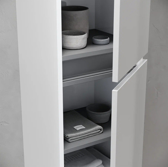 Шкаф пенал Sancos Urban 35 PUR35W подвесной Белый глянец Шкаф пенал Sancos Urban 35 PUR35W подвесной Белый глянец