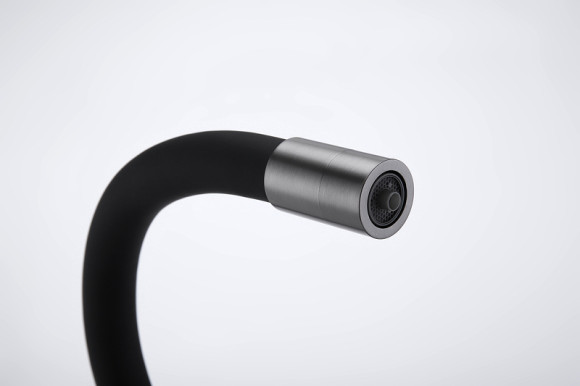 Смеситель для кухни Paulmark Salix Sa213419-GM Вороненая сталь