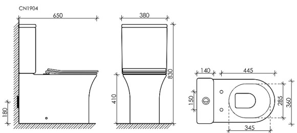 Унитаз компакт Ceramicanova Star CN1904 с бачком и сиденьем Микролифт Унитаз компакт Ceramicanova Star CN1904 с бачком и сиденьем Микролифт