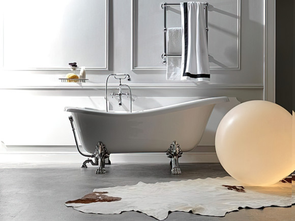 Акриловая ванна Kerasan Retro 170x77 105590 Белый Хром