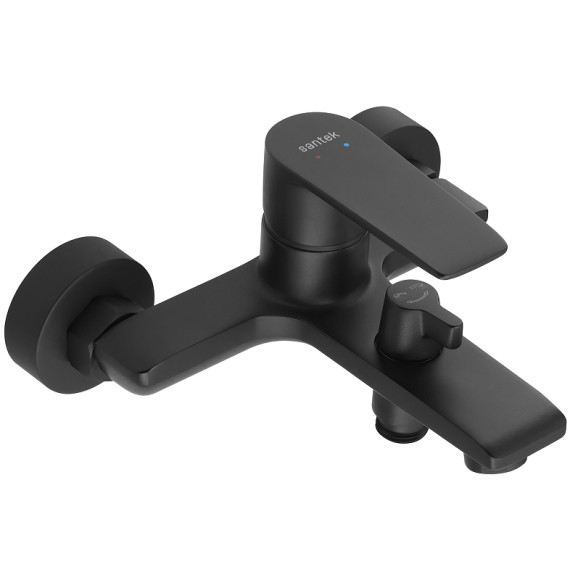 Смеситель для ванны Santek Арма WH5A10007N001 Черный матовый