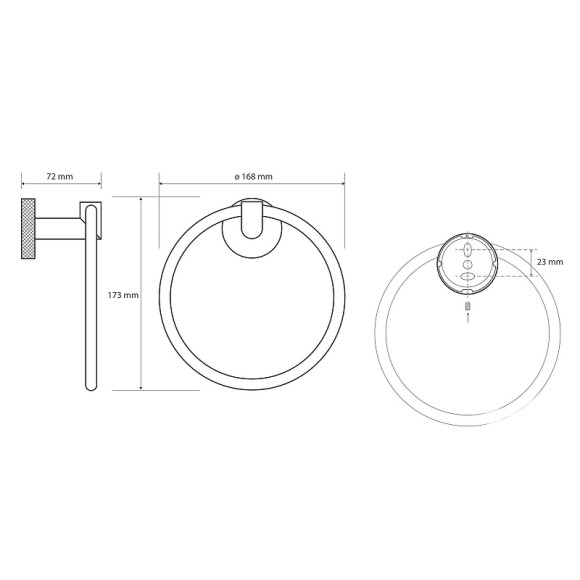Кольцо для полотенец Bemeta Stella 166204062 Хром Кольцо для полотенец Bemeta Stella 166204062 Хром