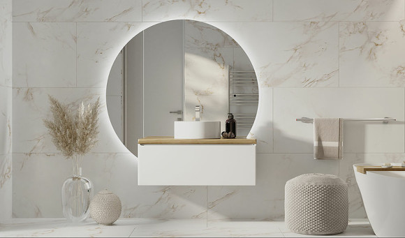 Зеркало Jorno Solis New 34 SolN.02.34/W/JR с подсветкой с бесконтактным выключателем Зеркало Jorno Solis New 34 SolN.02.34/W/JR с подсветкой с бесконтактным выключателем