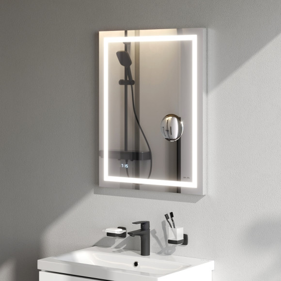 Зеркало AM.PM Gem 55 M91AMOX0553WG с подсветкой с механическим выключателем