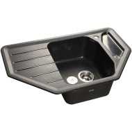 Кухонная мойка GranFest Corner GF-C800E Черная Кухонная мойка GranFest Corner GF-C800E Черная