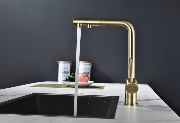 Смеситель для кухни Paulmark Serpentine Se213222-BR Бронза Смеситель для кухни Paulmark Serpentine Se213222-BR Бронза