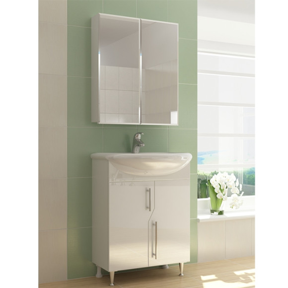 Зеркальный шкаф Vigo Grand 60 zsh.GRA.60 Белый Зеркальный шкаф Vigo Grand 60 zsh.GRA.60 Белый