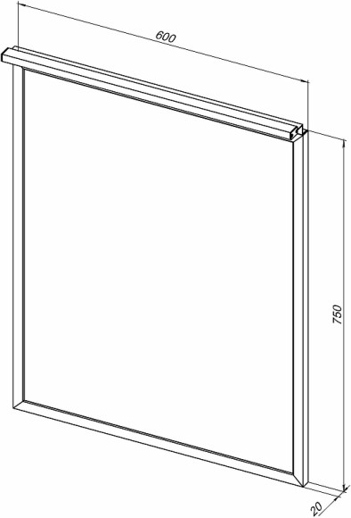 Зеркало Allen Brau Priority 60 1.31013.BB с подсветкой Черный браш