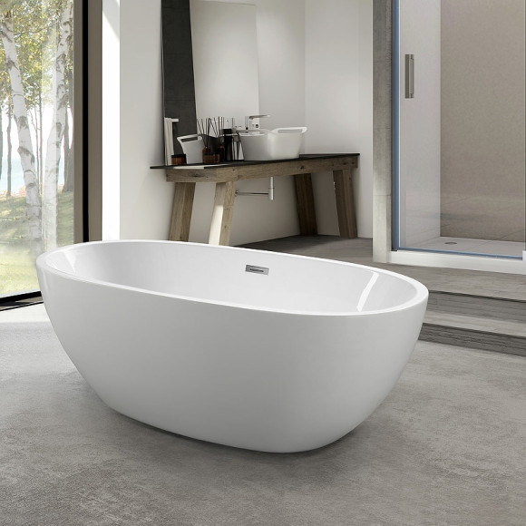 Акриловая ванна Vincea VBT-509 165x75 без гидромассажа Акриловая ванна Vincea VBT-509 165x75 без гидромассажа