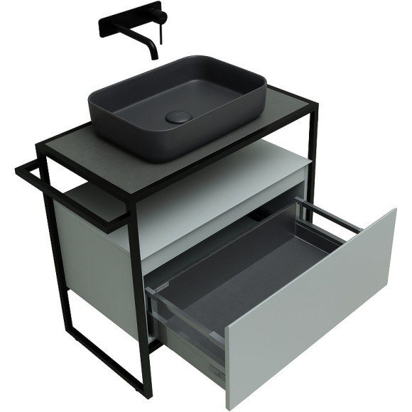 Тумба под раковину Allen Brau Priority 80 1.31002.PWM Папирус матовый Тумба под раковину Allen Brau Priority 80 1.31002.PWM Папирус матовый