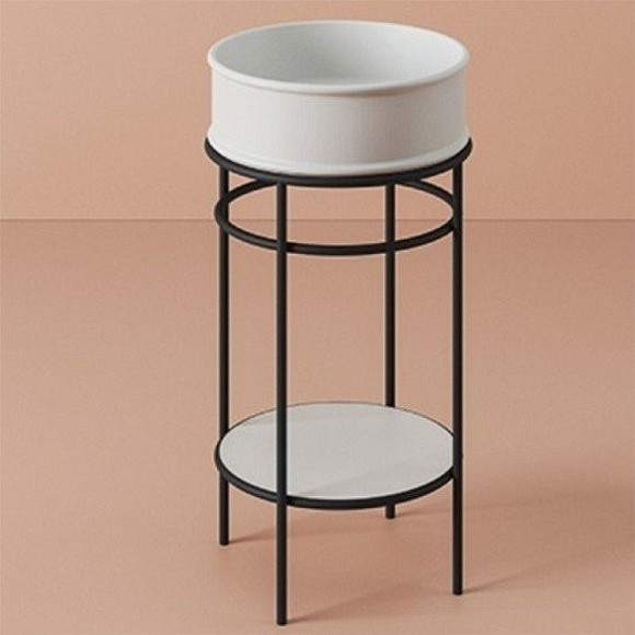 Консоль под раковину Artceram Vogue 44 ACA058 17 Черная матовая