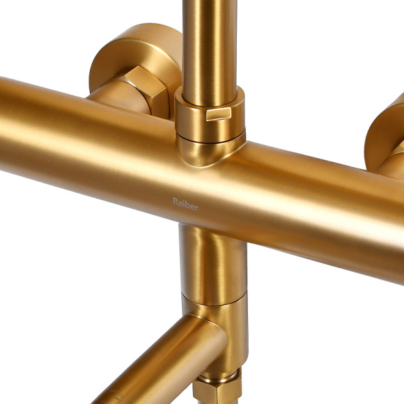 Душевая система Raiber Graceful RPG-006 Золото матовое