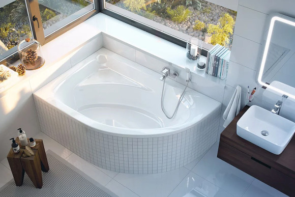 Акриловая ванна Excellent Aquarella 150x100 L WAEX.ARL15WH без гидромассажа Акриловая ванна Excellent Aquarella 150x100 L WAEX.ARL15WH без гидромассажа