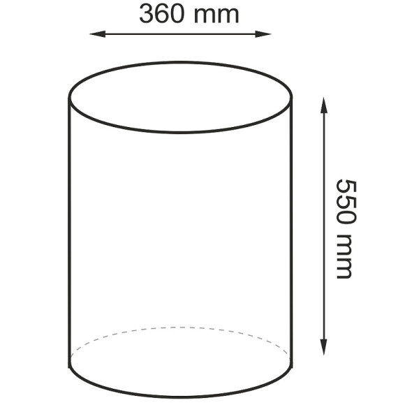Корзина для белья WasserKRAFT Mosel WB-460-S с крышкой Серая