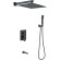 Душевая система Berges Ventas 3S Black 073006 Черная матовая Душевая система Berges Ventas 3S Black 073006 Черная матовая