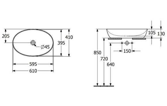 Раковина-чаша Villeroy&Boch Artis 61 419861R1 Альпийский белый Раковина-чаша Villeroy&Boch Artis 61 419861R1 Альпийский белый