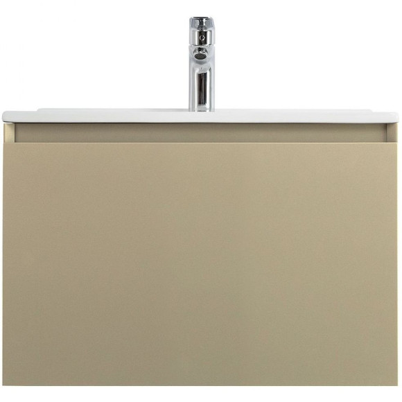 Тумба под раковину Art&Max Latina 60 AM-Latina-600-1C-SO-BGM подвесная Серо-бежевая матовая