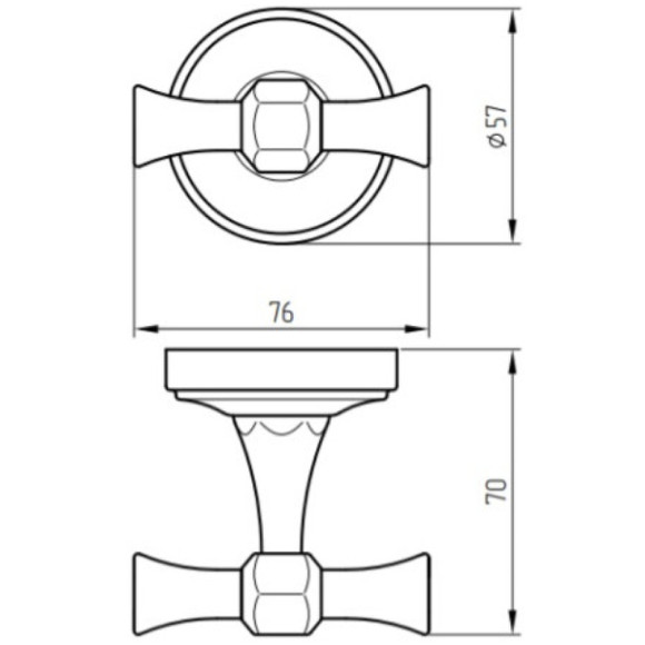 Двойной крючок Migliore Fortuna 27706 Хром Двойной крючок Migliore Fortuna 27706 Хром