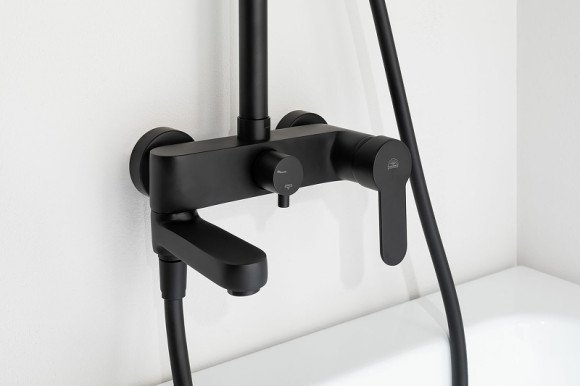 Комплект смесителей Paffoni Light KITZCOL632NO71 Черный матовый