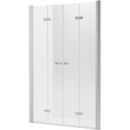 Душевая дверь New Trendy New Soleo Chrome 130 D-0258A профиль Хром стекло прозрачное