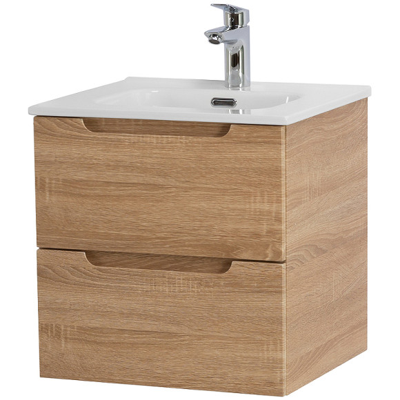 Тумба под раковину BelBagno Etna 50 ETNA-500-2C-SO-WO подвесная Rovere Bianco Тумба под раковину BelBagno Etna 50 ETNA-500-2C-SO-WO подвесная Rovere Bianco