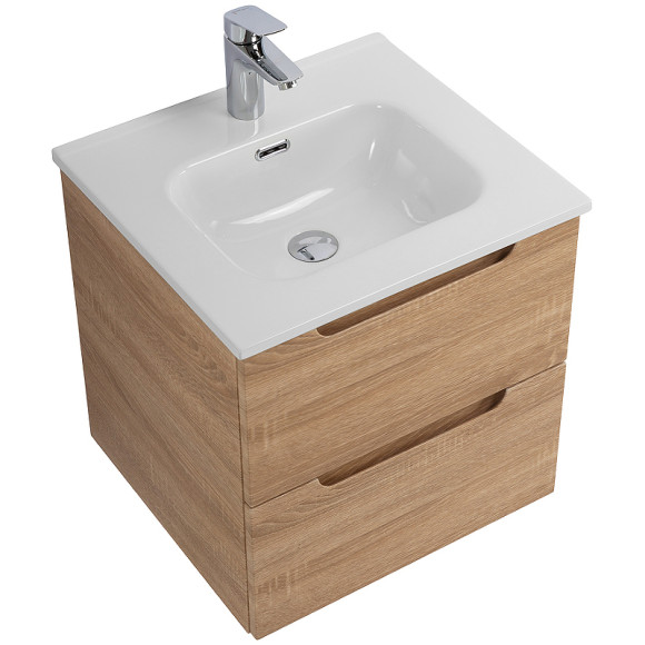 Тумба под раковину BelBagno Etna 50 ETNA-500-2C-SO-WO подвесная Rovere Bianco Тумба под раковину BelBagno Etna 50 ETNA-500-2C-SO-WO подвесная Rovere Bianco