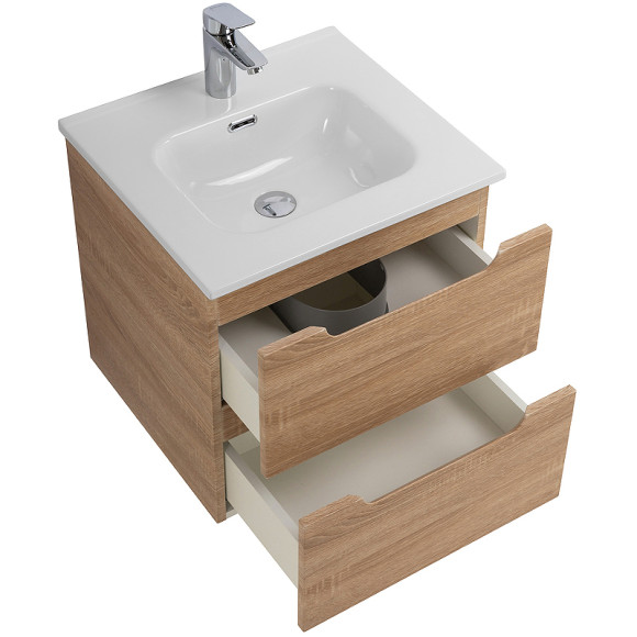 Тумба под раковину BelBagno Etna 50 ETNA-500-2C-SO-WO подвесная Rovere Bianco Тумба под раковину BelBagno Etna 50 ETNA-500-2C-SO-WO подвесная Rovere Bianco