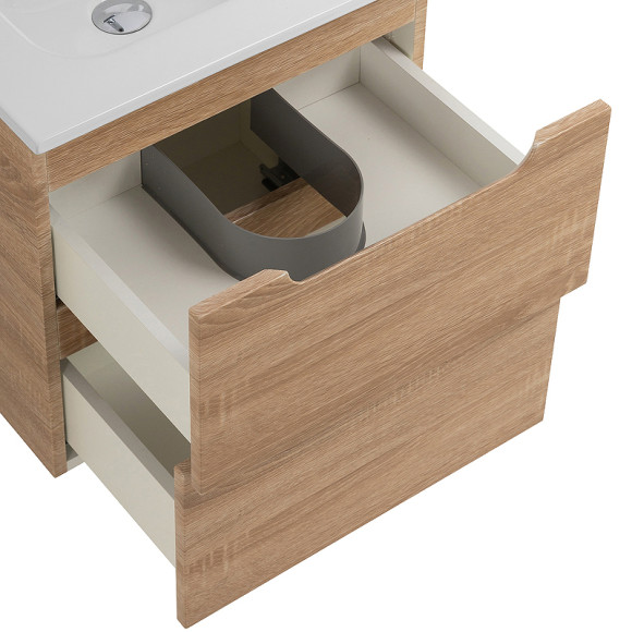 Тумба под раковину BelBagno Etna 50 ETNA-500-2C-SO-WO подвесная Rovere Bianco Тумба под раковину BelBagno Etna 50 ETNA-500-2C-SO-WO подвесная Rovere Bianco