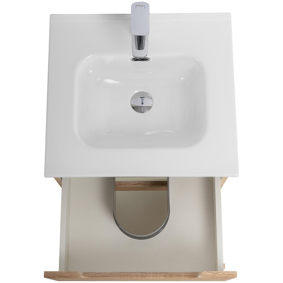 Тумба под раковину BelBagno Etna 50 ETNA-500-2C-SO-WO подвесная Rovere Bianco Тумба под раковину BelBagno Etna 50 ETNA-500-2C-SO-WO подвесная Rovere Bianco