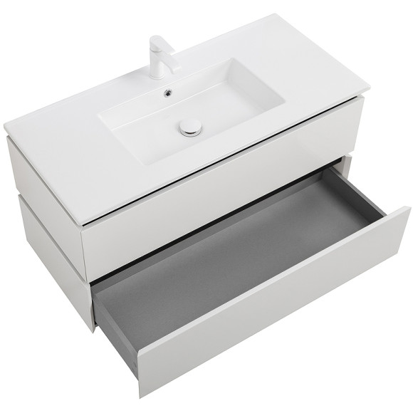 Тумба под раковину Cezares Plane 100 PLANE-1000-2C-SO-BL подвесная Bianco Lucido Тумба под раковину Cezares Plane 100 PLANE-1000-2C-SO-BL подвесная Bianco Lucido