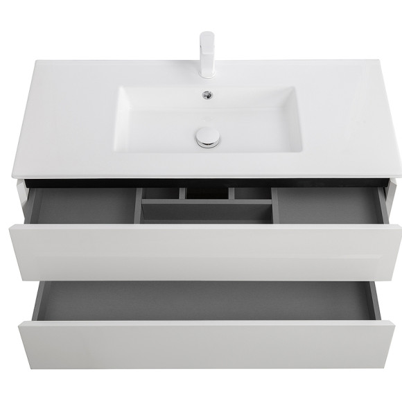 Тумба под раковину Cezares Plane 100 PLANE-1000-2C-SO-BL подвесная Bianco Lucido Тумба под раковину Cezares Plane 100 PLANE-1000-2C-SO-BL подвесная Bianco Lucido
