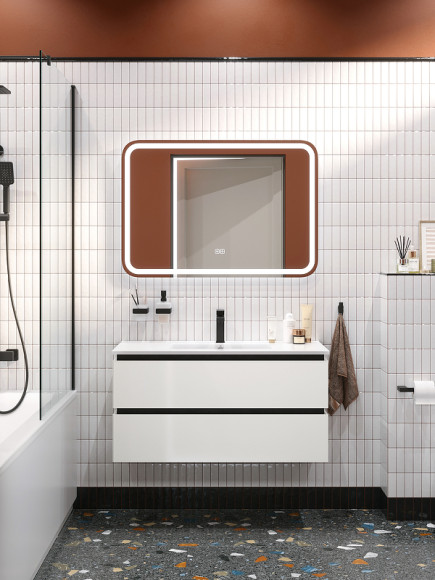 Тумба под раковину Cezares Plane 100 PLANE-1000-2C-SO-BL подвесная Bianco Lucido Тумба под раковину Cezares Plane 100 PLANE-1000-2C-SO-BL подвесная Bianco Lucido