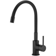 Смеситель для кухни Santek Тесио WH5A44012N001 Черный матовый