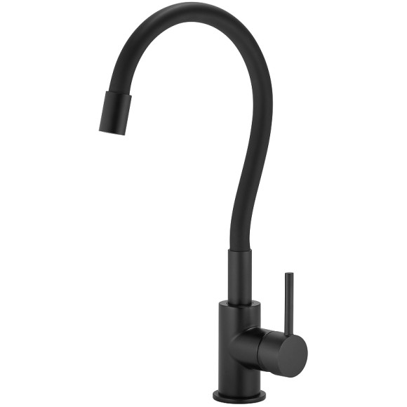 Смеситель для кухни Santek Тесио WH5A44012N001 Черный матовый