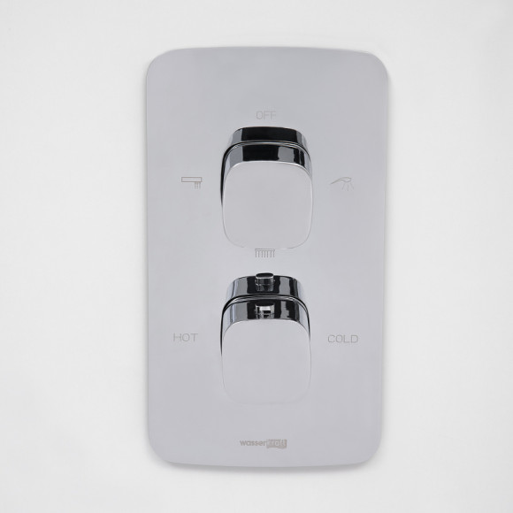 Смеситель для душа WasserKRAFT Naab 8644 Thermo с термостатом Хром